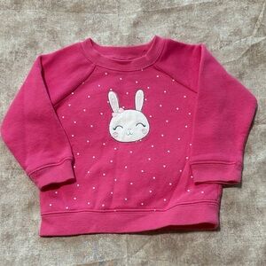 Jumping Beans Fuchsia Bunny Sweatshirt